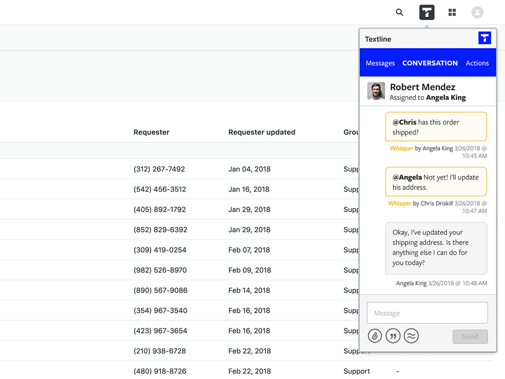 Textline for Zendesk Support thumbnail 2